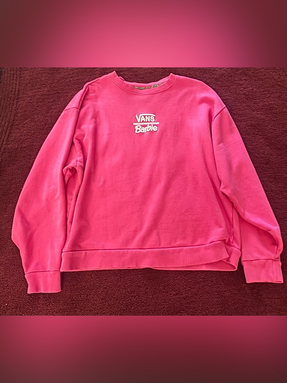 Vans Barbie Pink Crewneck